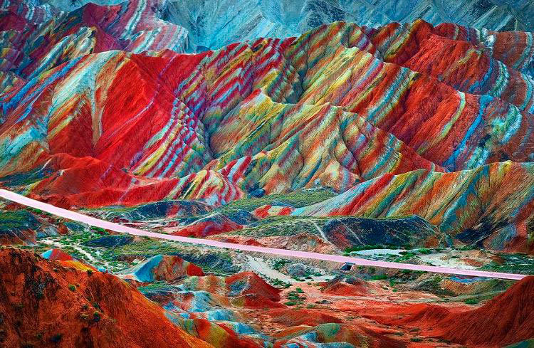 Resultado de imagen para Las montañas de colores más bonitas del mundo