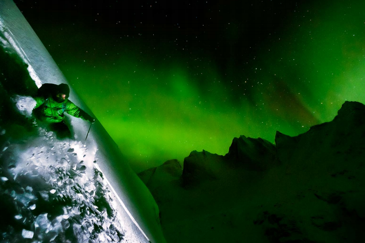 NORTHERN LIGHTS, TOBIN SEAGEL por
Reuben Krabbe en Tombstone Territorial Park, Yukon (Canada)