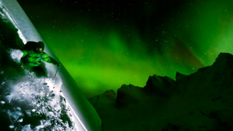 NORTHERN LIGHTS, TOBIN SEAGEL por
Reuben Krabbe en Tombstone Territorial Park, Yukon (Canada)