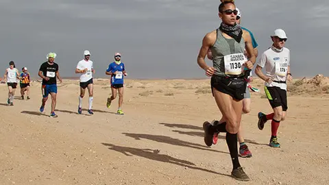Inmaculada-Zanoguera,-vencedora-del-Sahara-marathon-2018_&copy;Diego_Muñoz