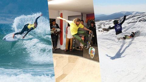 Ha vuelto la competición única que engloba surf, skate y snow