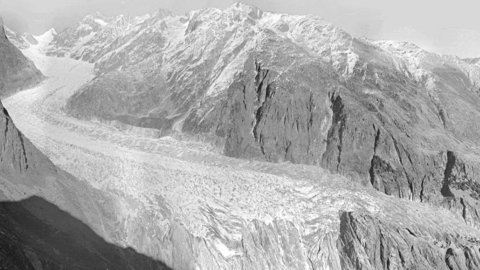 Imágenes del retroceso histórico de los glaciares suizos