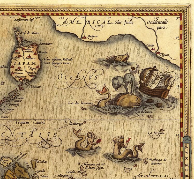 Ortelius's 1570 Theatrum Orbis Terrarum map_PHOTOGRAPH FROM THE UNITED STATES LIBRARY OF CONGRESS_opt