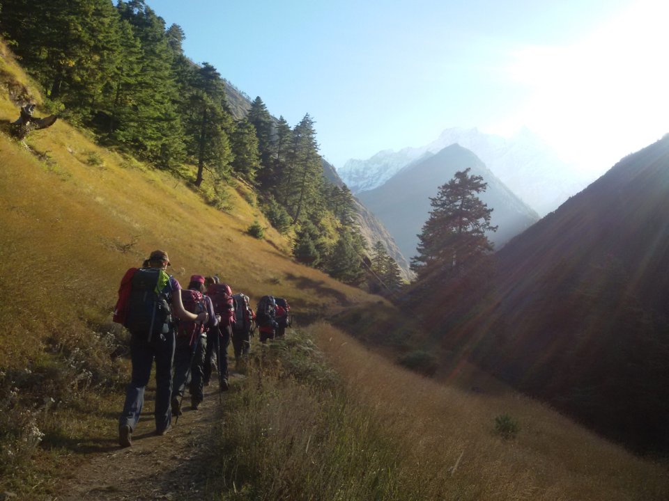 Trekking zona del Himalaya